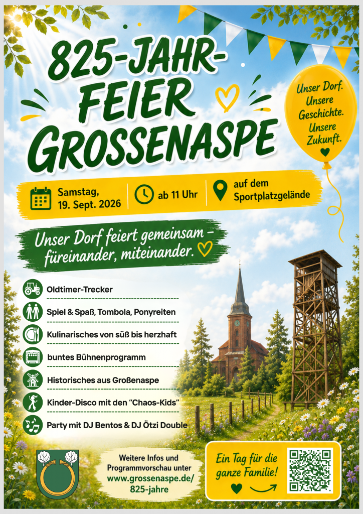 825 Jahre Plakat