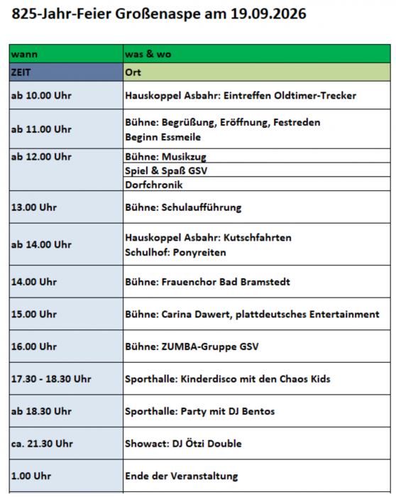 Programm 20260827
